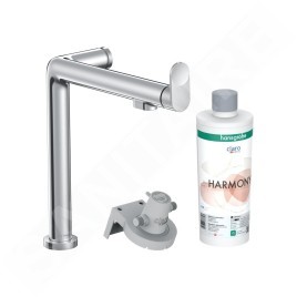Hansgrohe Aqittura M91 - Mitigeur d'évier avec fonction filtrante, chrome 76802000