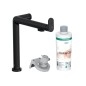 Hansgrohe Aqittura M91 - Mitigeur d'évier avec fonction de filtre, noir mat 76802670