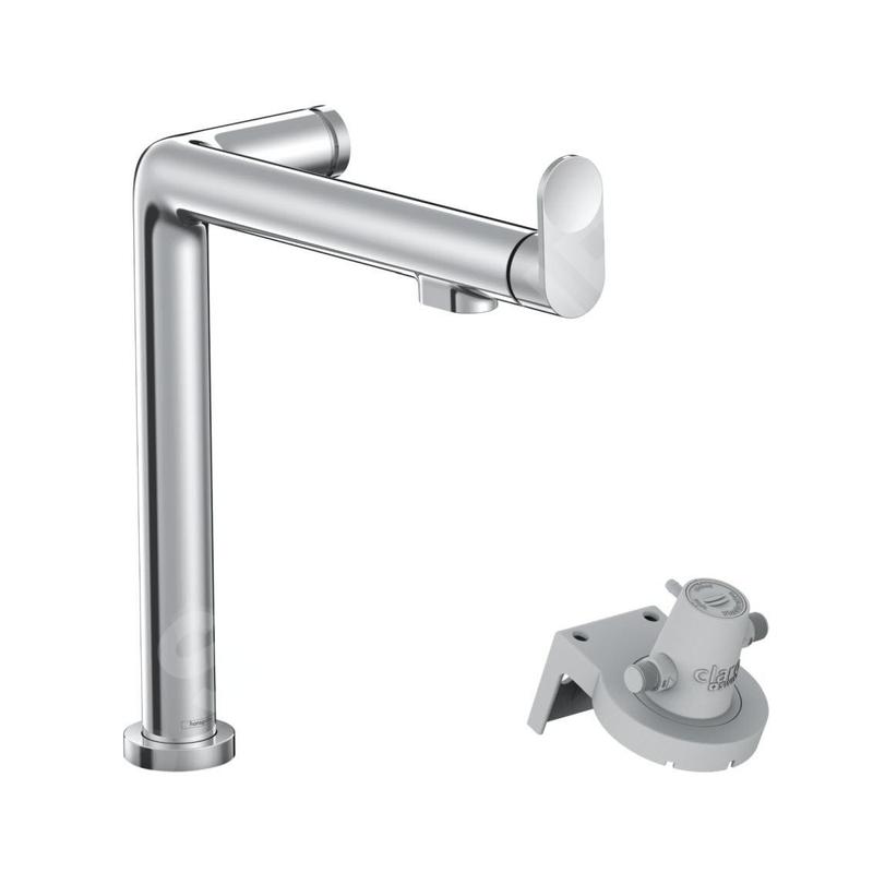 Hansgrohe Aqittura M91 - Mitigeur d'évier avec fonction filtrante, chrome 76804000