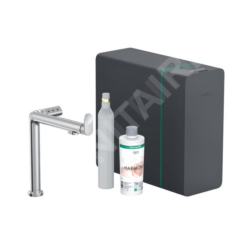 Hansgrohe Aqittura M91 - Mitigeur d´évier, SodaSystem, sBox, chrome 76810000 Hansgrohe Aqittura M91 - Mitigeur d´évier, SodaSystem, sBox, chrome 76810000