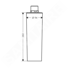 Hansgrohe Aqittura M91 - Filtre échangeur d'ions Pro et charbon actif 76827000