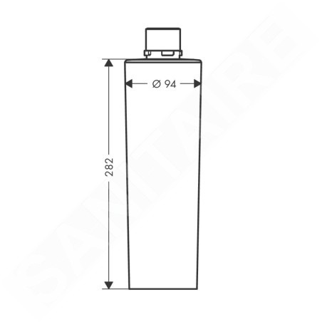 Hansgrohe Aqittura M91 - Filtre échangeur d'ions Pro et charbon actif 76827000