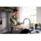 Hansgrohe Aqittura M91 - Mitigeur d'évier avec bec extractible, SodaSystem, sBox, chrome 76836000
