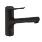 Hansgrohe Zesis M33 - Mitigeur d’évier avec douchette extractible, sBox, noir mat 74821670
