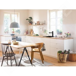 Hansgrohe Zesis M33 - Mitigeur d'évier avec douchette extractible, noir mat 74822670