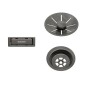 Blanco Accessoires - Kit de vidage InFino, acier foncé 206900