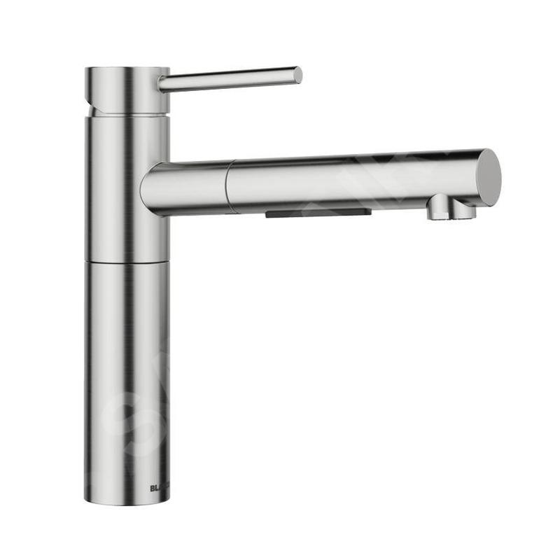 Blanco Alta II - Mitigeur d'évier avec douchette extractible, inox 527544