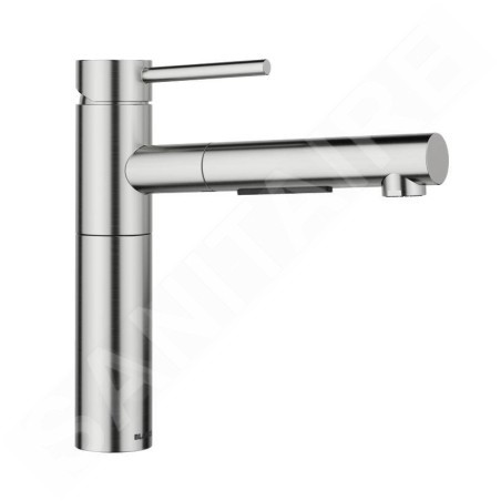 Blanco Alta II - Mitigeur d'évier avec douchette extractible, inox 527544