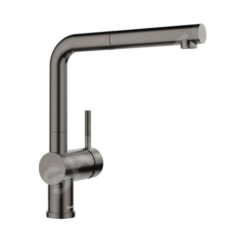 Blanco Linus S - Mitigeur d’évier avec bec extractible, acier foncé 527733