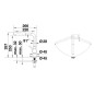 Blanco Linus S - Mitigeur d’évier avec bec extractible, acier foncé 527733