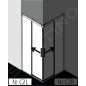 Kermi NICA - Porte de douche C2L, 100x200 cm, gauche, argent brillant/verre transparent NIC2L10020VPK Kermi NICA - Porte de douche C2L, 100x200 cm, gauche, argent brillant/verre transparent NIC2L10020VPK