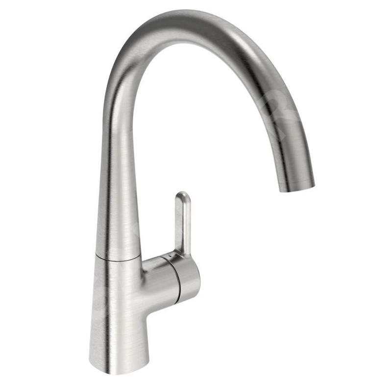 Hansa Designo - Mitigeur d'évier, acier brossé 5101228380