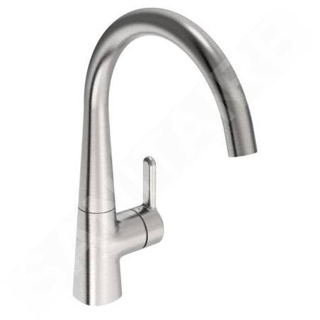 Hansa Designo - Mitigeur d'évier, acier brossé 5101228380