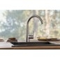 Hansa Designo - Mitigeur d'évier, acier brossé 5101228380