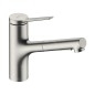 Hansgrohe Zesis M33 - Mitigeur d'évier 150, avec douchette extractible, aspect inox 74800800