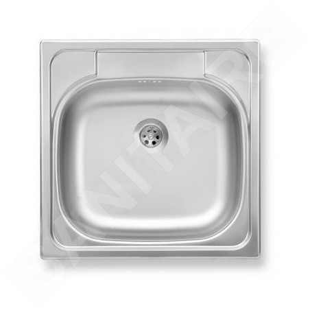 Novaservis Éviers - Évier 480x480 mm, inox DR48/48