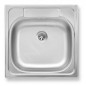 Novaservis Éviers - Évier 480x480 mm, inox DR48/48 Novaservis Éviers - Évier 480x480 mm, inox DR48/48