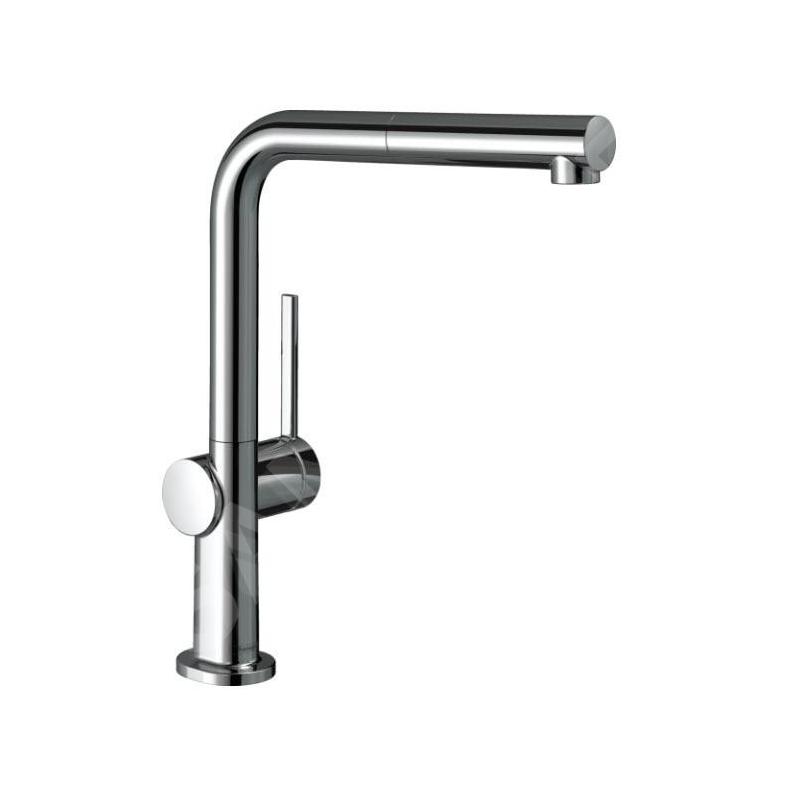 Hansgrohe M54 - Mitigeur d'évier Talis avec bec extractible, EcoSmart, chrome 72845000