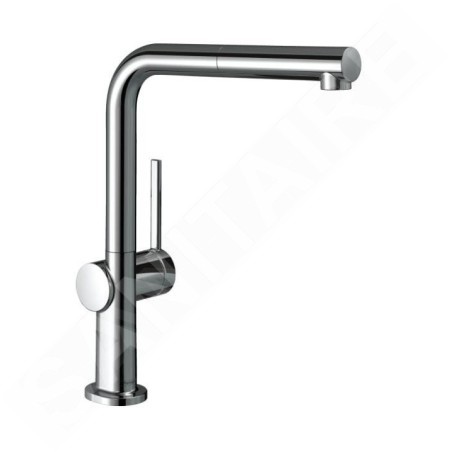 Hansgrohe M54 - Mitigeur d'évier Talis avec bec extractible, EcoSmart, chrome 72845000