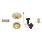 Blanco Accessoires - Kit de vidage InFino, avec commande excentrique, or 207427
