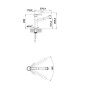 Blanco Ambis S - Mitigeur d’évier avec douchette extractible, inox brossé 523119
