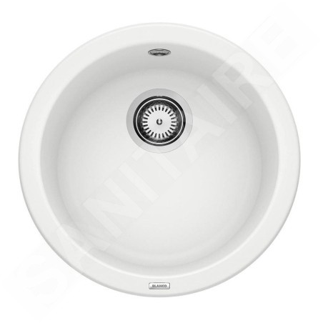 Blanco Rondo - Évier en Silgranit, diamètre 450 mm, blanc 511621