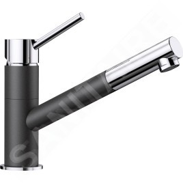 Blanco Kano S - Robinetterie d’évier avec douchette extractible, anthracite/chrome 525038