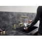 Blanco Fontas S II - Mitigeur d'évier avec bec extractible et fonction filtrante, or satiné 526694