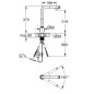 Grohe Zedra SmartControl - Mitigeur d'évier avec douchette extractible, SmartControl, chrome 31593002