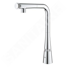 Grohe Zedra SmartControl - Mitigeur d'évier avec douchette extractible, SmartControl, chrome 31593002