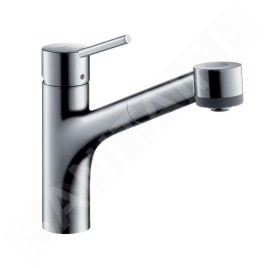 Hansgrohe Talis M52 - Mitigeur d’évier avec douchette extractible, chrome 32841000