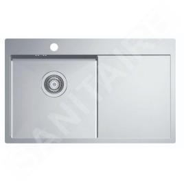 Alveus Quarto - Évier 780x480 mm, gauche, inox 1124384