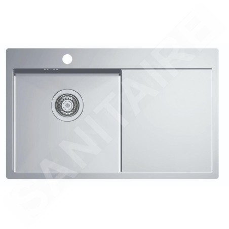 Alveus Quarto - Évier 780x480 mm, gauche, inox 1124384