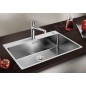 Blanco Andano 700 - Évier 740x500 mm avec commande excentrique PushControl, inox 525246 Blanco Andano 700 - Évier 740x500 mm avec commande excentrique PushControl, inox 525246