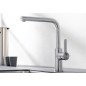 Blanco Lanora F - Mitigeur d'évier, sous fenêtre, inox brossé 526179
