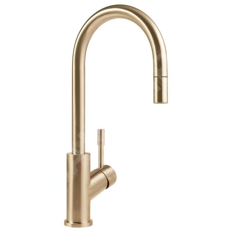 Villeroy & Boch Umbrella - Mitigeur d'évier avec bec extractible, doré 92540003