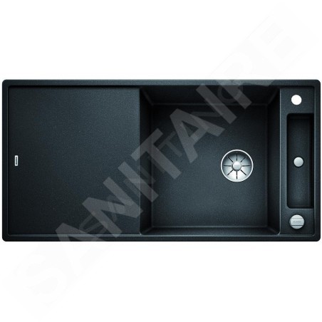 Blanco Axia III XL 6 - Évier en silgranit 1000x510 mm, avec accessoires, InFino, noir 525857