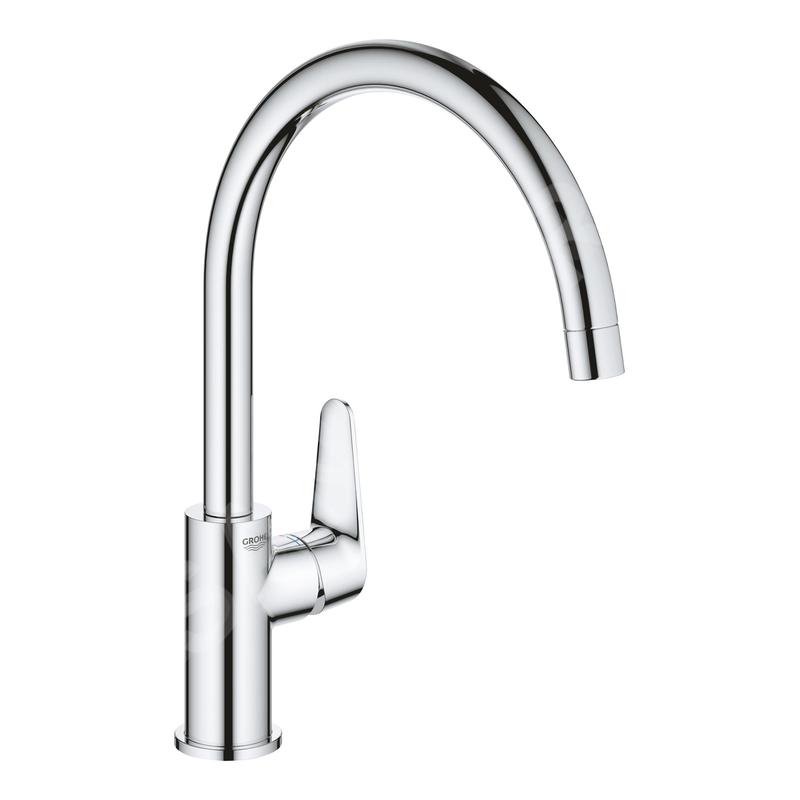 Grohe BauCurve - Mitigeur d'évier, chrome 31536001