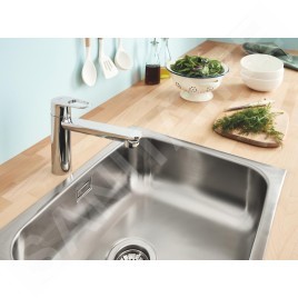 Grohe BauFlow - Mitigeur d'évier, chrome 31688000