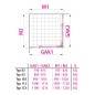 Kermi NICA - Porte de douche C2R, 83x200 cm, droite, argent brillant/verre transparent NIC2R08320VPK