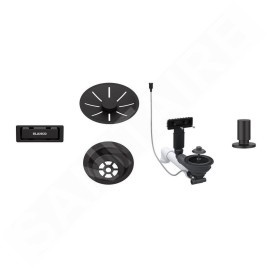 Blanco Accessoires - Kit de vidage InFino, avec commande excentrique, noir mat 207426