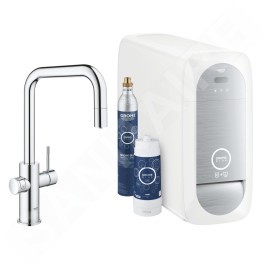 Grohe Blue Home - Mitigeur d’évier Connected, avec unité réfrigérante et filtration, chrome 31543000