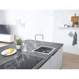 Grohe Blue Home - Mitigeur d’évier Connected, avec unité réfrigérante et filtration, chrome 31543000