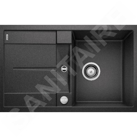 Blanco Metra 45 - Évier en Silgranit, 780x500 mm, avec commande du vidage, anthracite 513035