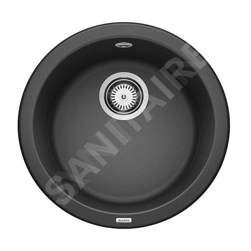 Blanco Rondo - Évier en Silgranit, diamètre 450 mm, anthracite 511629