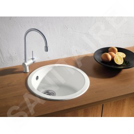 Blanco Rondo - Évier en Silgranit, diamètre 450 mm, anthracite 511629