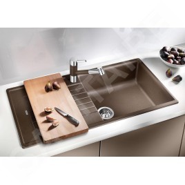 Blanco Zia XL 6 - Évier en silgranit 1000x500 mm, noir 526024