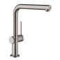 Hansgrohe M54 - Mitigeur d’évier Talis, chrome noir brossé 72840340