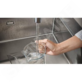 Hansgrohe M54 - Mitigeur d’évier Talis, chrome noir brossé 72840340