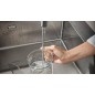 Hansgrohe M54 - Mitigeur d’évier Talis, chrome noir brossé 72840340